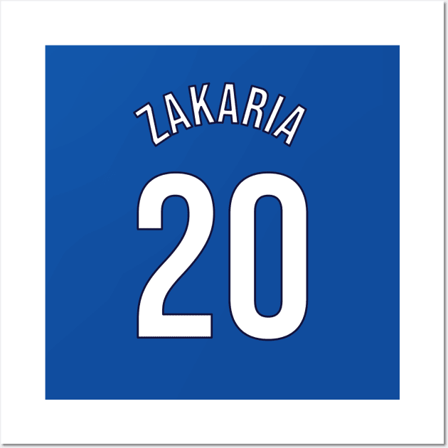 Zakaria 20 Home Kit - 22/23 Season Wall Art by GotchaFace